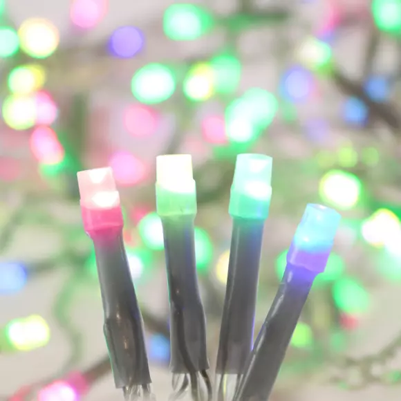 Eminza Stalactite Lumineuse 6 M 80 LED Interconnectable Timer Multicolore