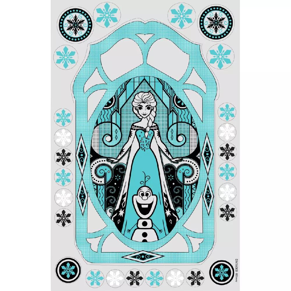 eminza Stickers pour fenêtre Disney Reine des Neiges