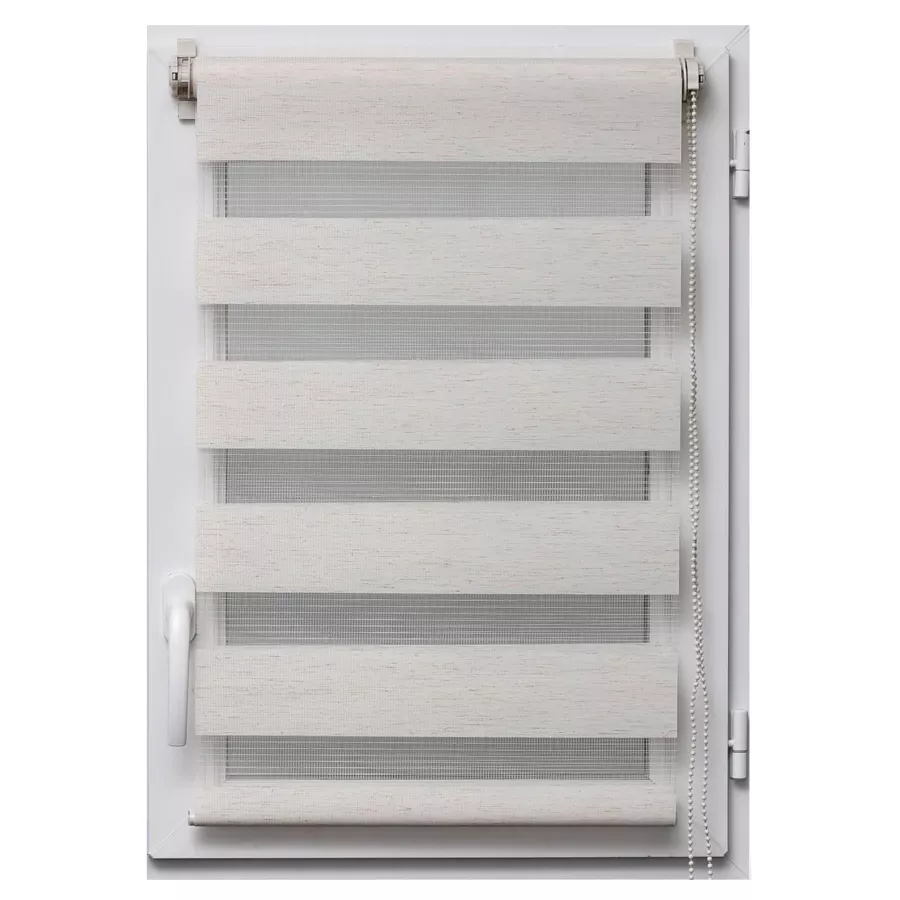 Eminza Store Enrouleur Jour / Nuit (90 X 250 Cm) Beige Chiné