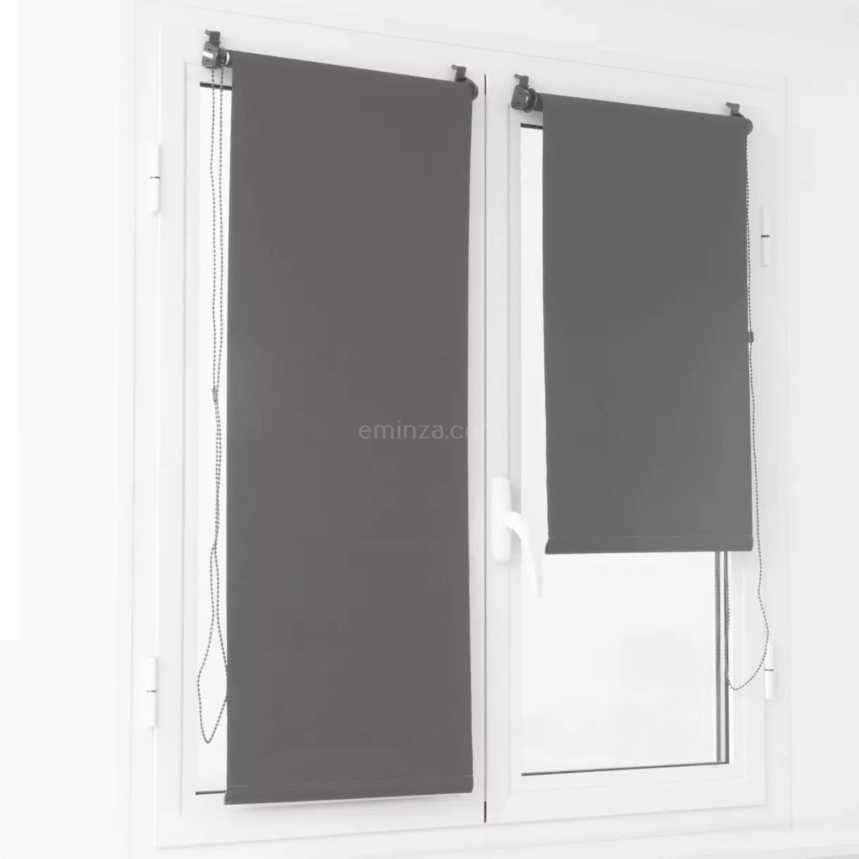 eminza Store enrouleur occultant (45 x 180 cm) Uni Gris