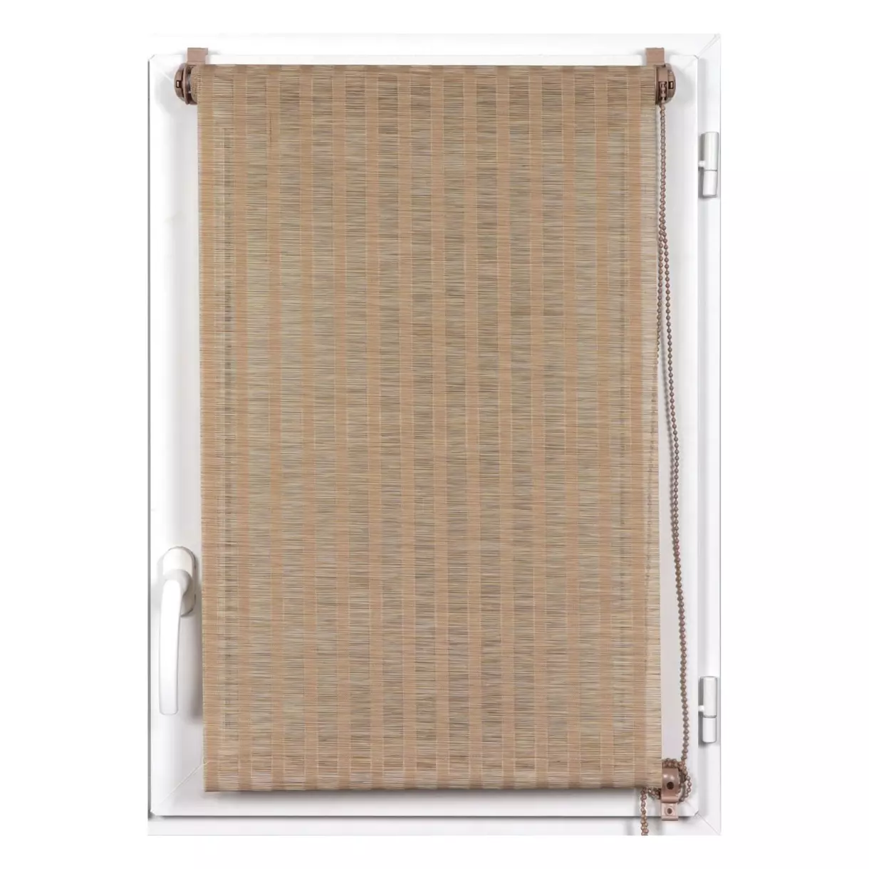eminza Store enrouleur tamisant (45 x 180 cm) Rayures Beige