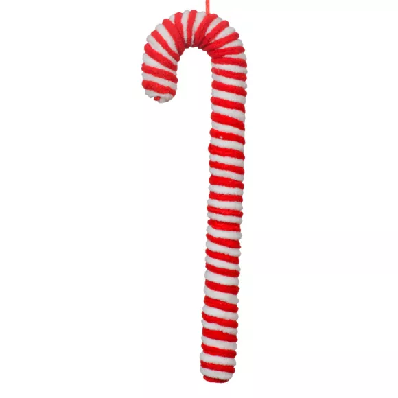 Eminza Sucre D'orge à Suspendre (H22 Cm) Family Rouge Et Blanc