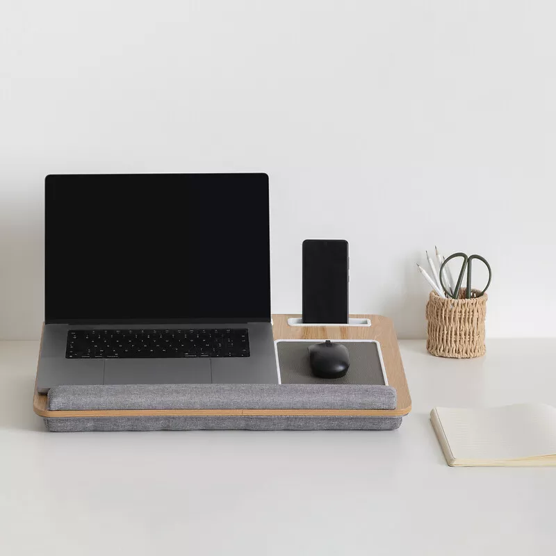 eminza Support d'ordinateur transportable avec tapis de souris