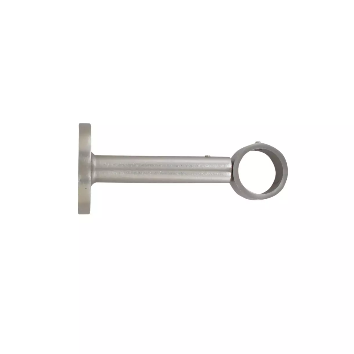 eminza Support tringle extensible (L115 - L155 / D28 mm) Lino Argent mat