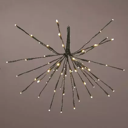 eminza Suspension 6 Étoiles lumineuses 432 LED (D45 cm) Flashing light Blanc très chaud