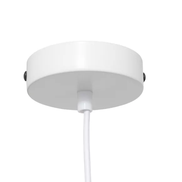 Eminza Suspension Luminaire Coton (37 X 24 Cm) Toby Blanc