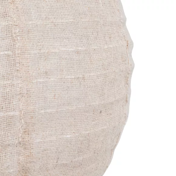 Eminza Suspension Luminaire Lanterne Lin (35 Cm) Jordy Beige