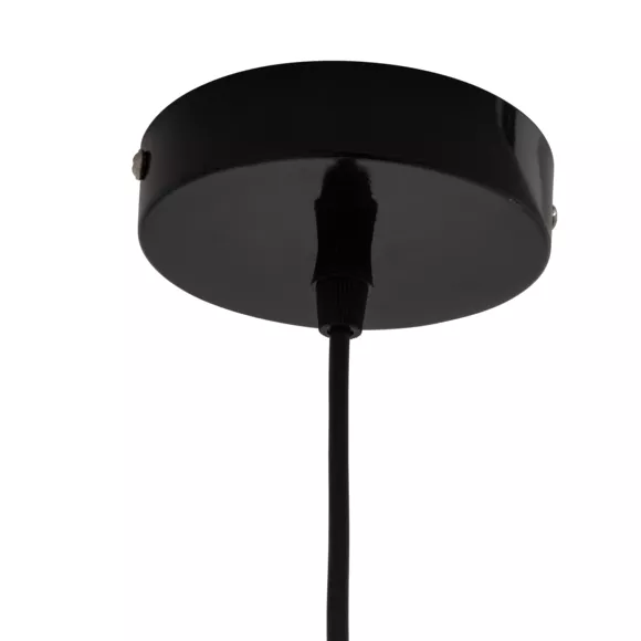 Eminza Suspension Luminaire Métal (27 5 X 13 4 Cm) Savio Noir