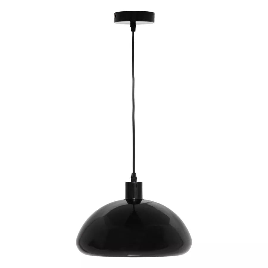 Eminza Suspension Luminaire Métal (27 5 X 13 4 Cm) Savio Noir