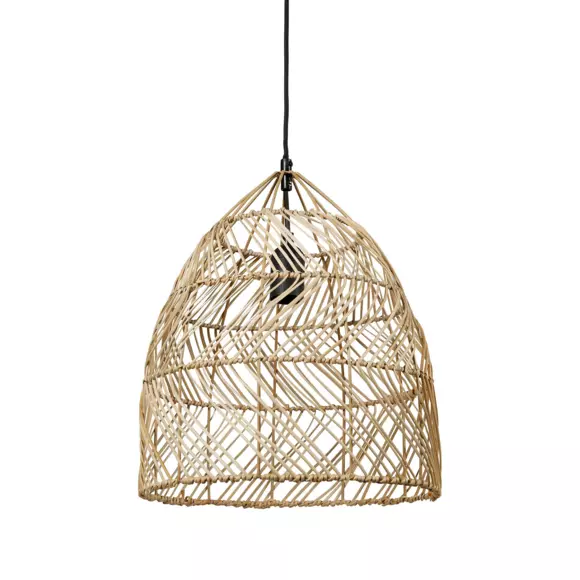 Eminza Suspension Lumineuse Bambou (D30 Cm) Haiku Naturel