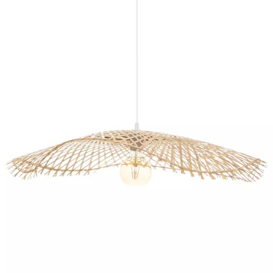 Eminza Suspension Lumineuse Bambou (D75 Cm) Tess Naturel