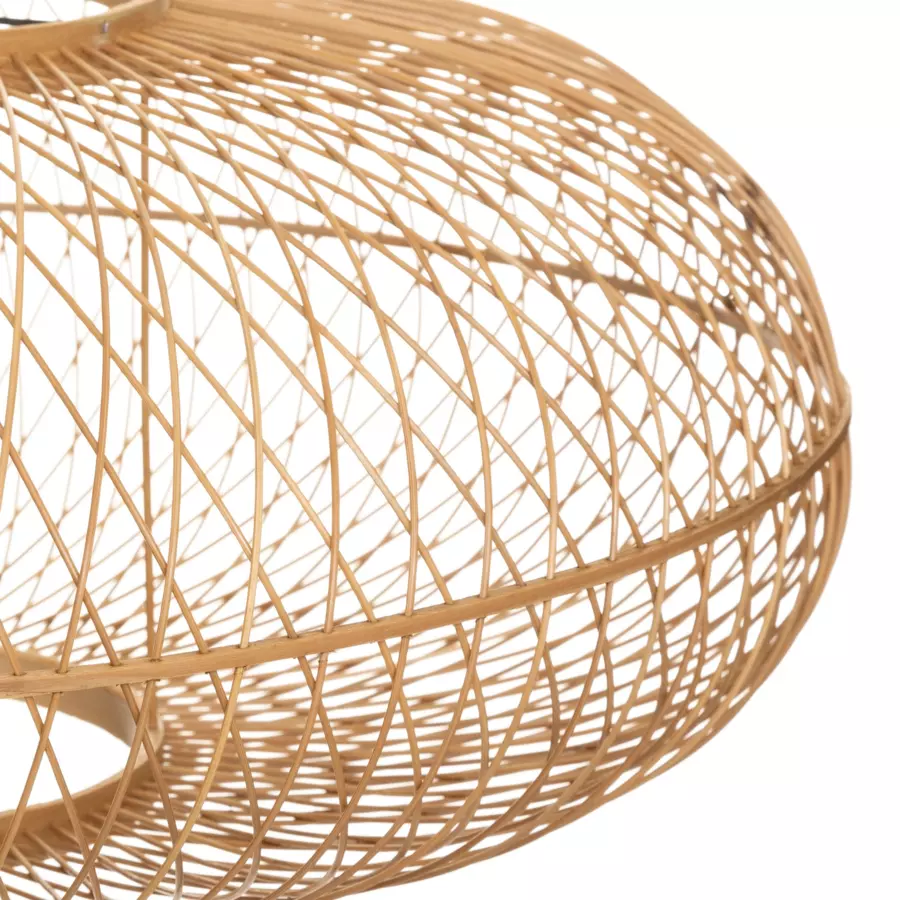 Eminza Suspension Lumineuse En Bambou (D60 Cm) Loren Naturel