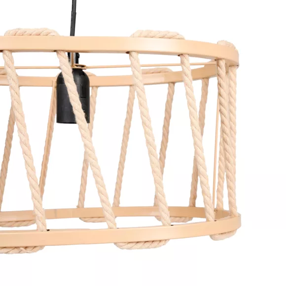 Eminza Suspension Lumineuse En Corde (D38 Cm) Malo Naturel