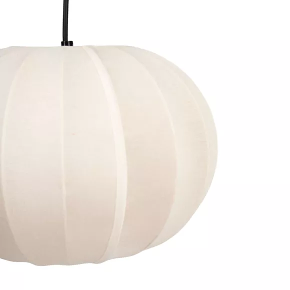 Eminza Suspension Lumineuse En Coton (D32 Cm) Moon Beige