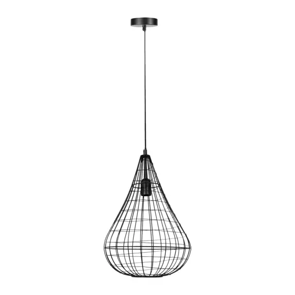 Eminza Suspension Lumineuse En Métal (D30 Cm) Asyn Noir