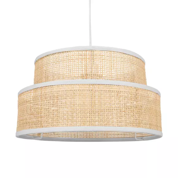 Eminza Suspension Lumineuse En Paille (D35 Cm) Yuca Beige