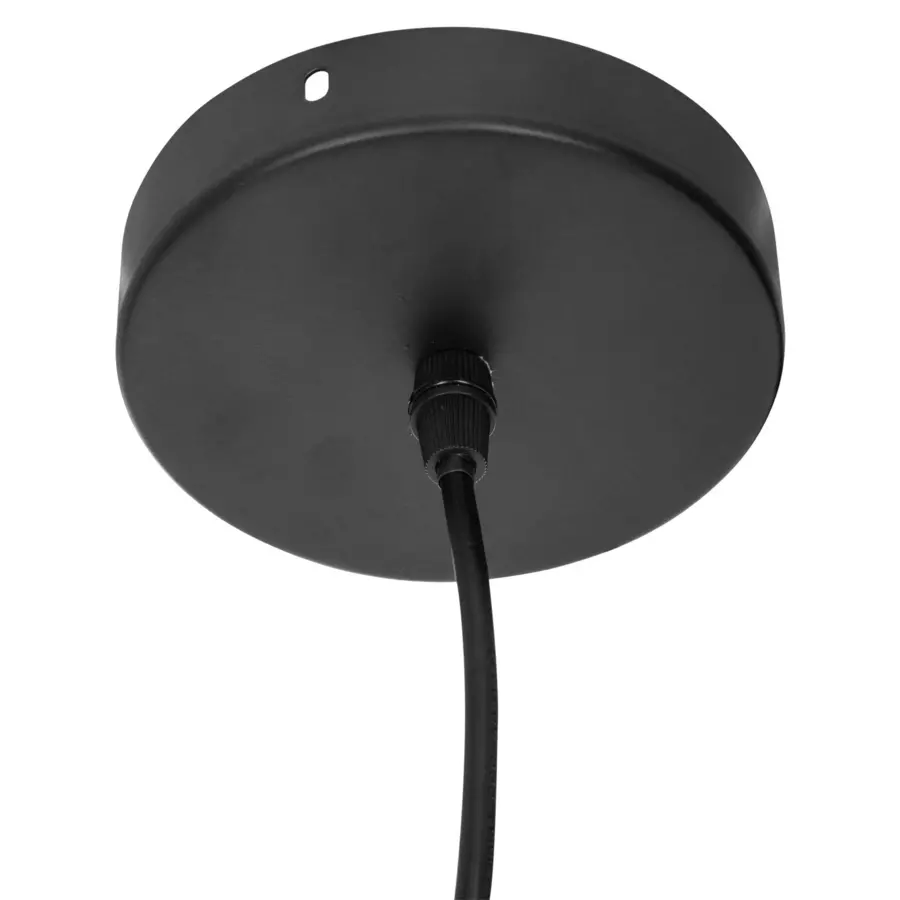 Eminza Suspension Lumineuse En Rotin (D58 Cm) Orna Noir
