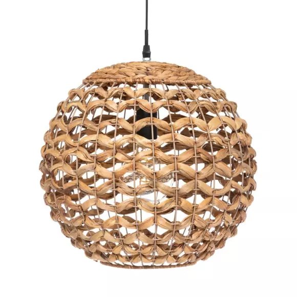 Eminza Suspension Lumineuse Jacinthe D'eau (D38 Cm) Sand Naturel