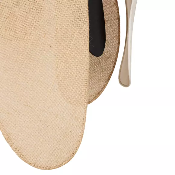 Eminza Suspension Lumineuse Jute Et Lin (D66 Cm) Almeria Beige