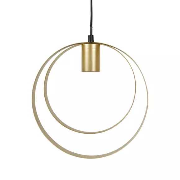 Eminza Suspension Lumineuse Métal (D25 5 Cm) Saturne Or