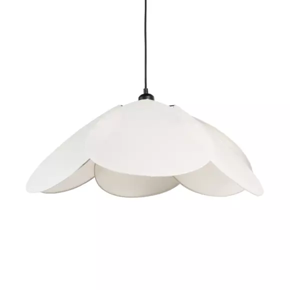 Eminza Suspension Lumineuse Tissu Pétale (D69 Cm) Beige