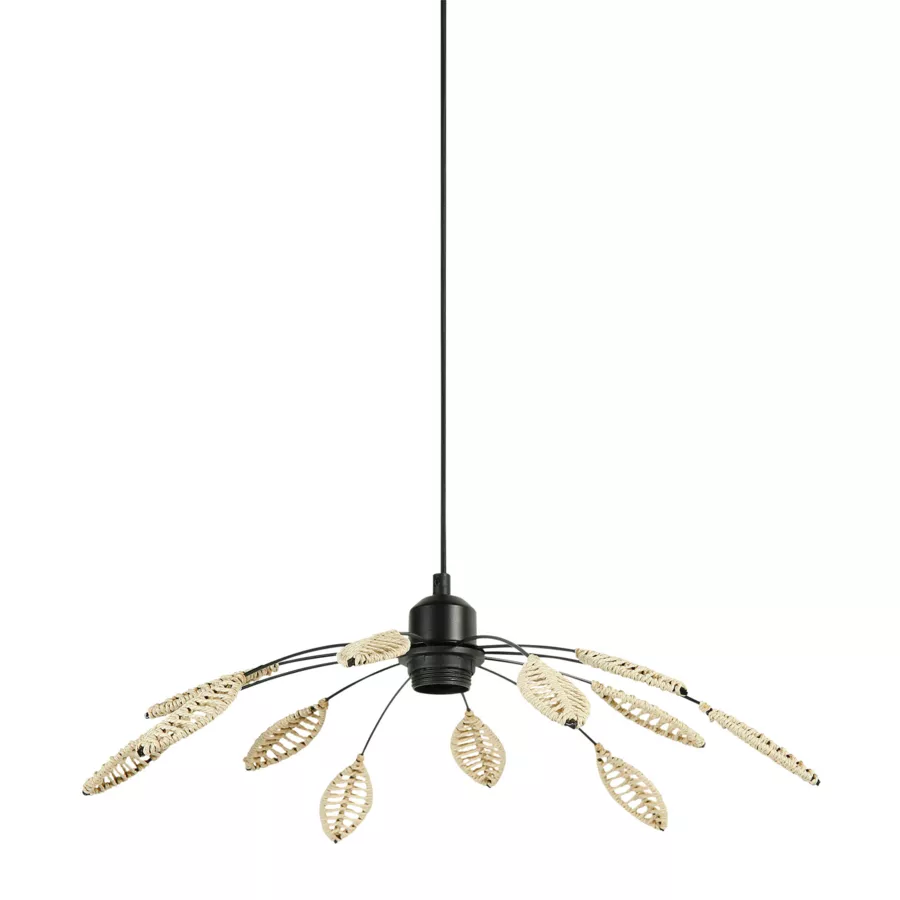 Eminza Suspension Métal Et Pétales (D50 Cm) Til Naturel