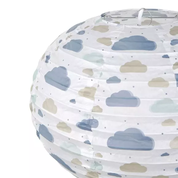 Eminza Suspension Montgolfière Papier (D 30 Cm) Brume Multicolore