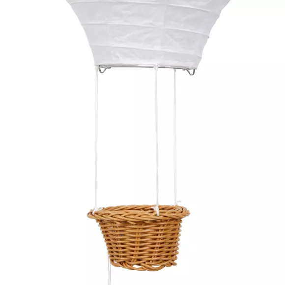 Eminza Suspension Montgolfière Papier (D30 Cm) Fanions Multicolore
