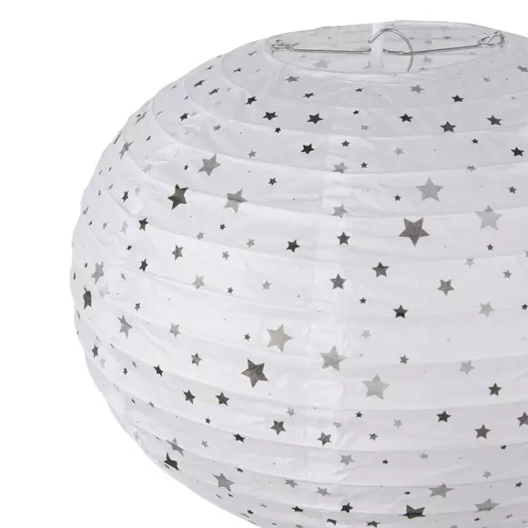 Eminza Suspension Montgolfière Papier (D30 Cm) Stars Multicolore