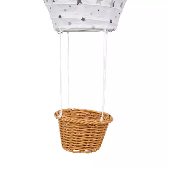 Eminza Suspension Montgolfière Papier (D30 Cm) Stars Multicolore
