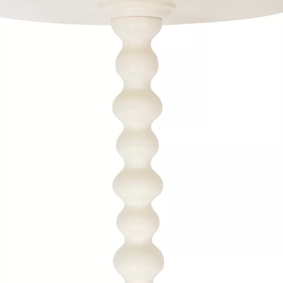 Eminza Table à Café Ronde En Bois (H50 Cm) Alix Ivoire