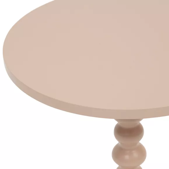 Eminza Table à Café Ronde En Bois (H50 Cm) Alix Noisette