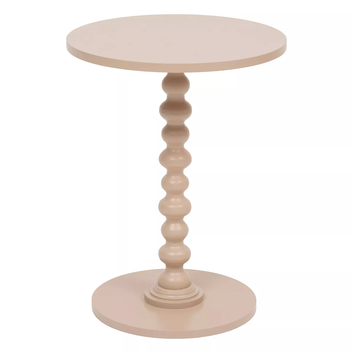 eminza Table à café ronde en bois (H50 cm) Alix Noisette