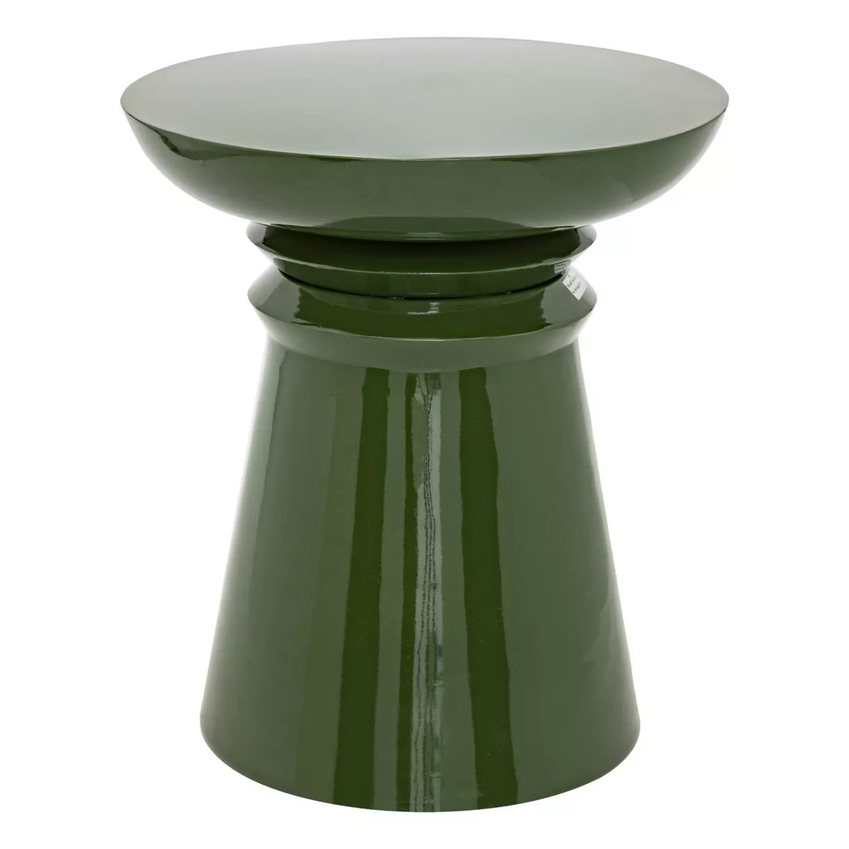 eminza Table d'appoint totem métal (H43 cm) Jaya Verte