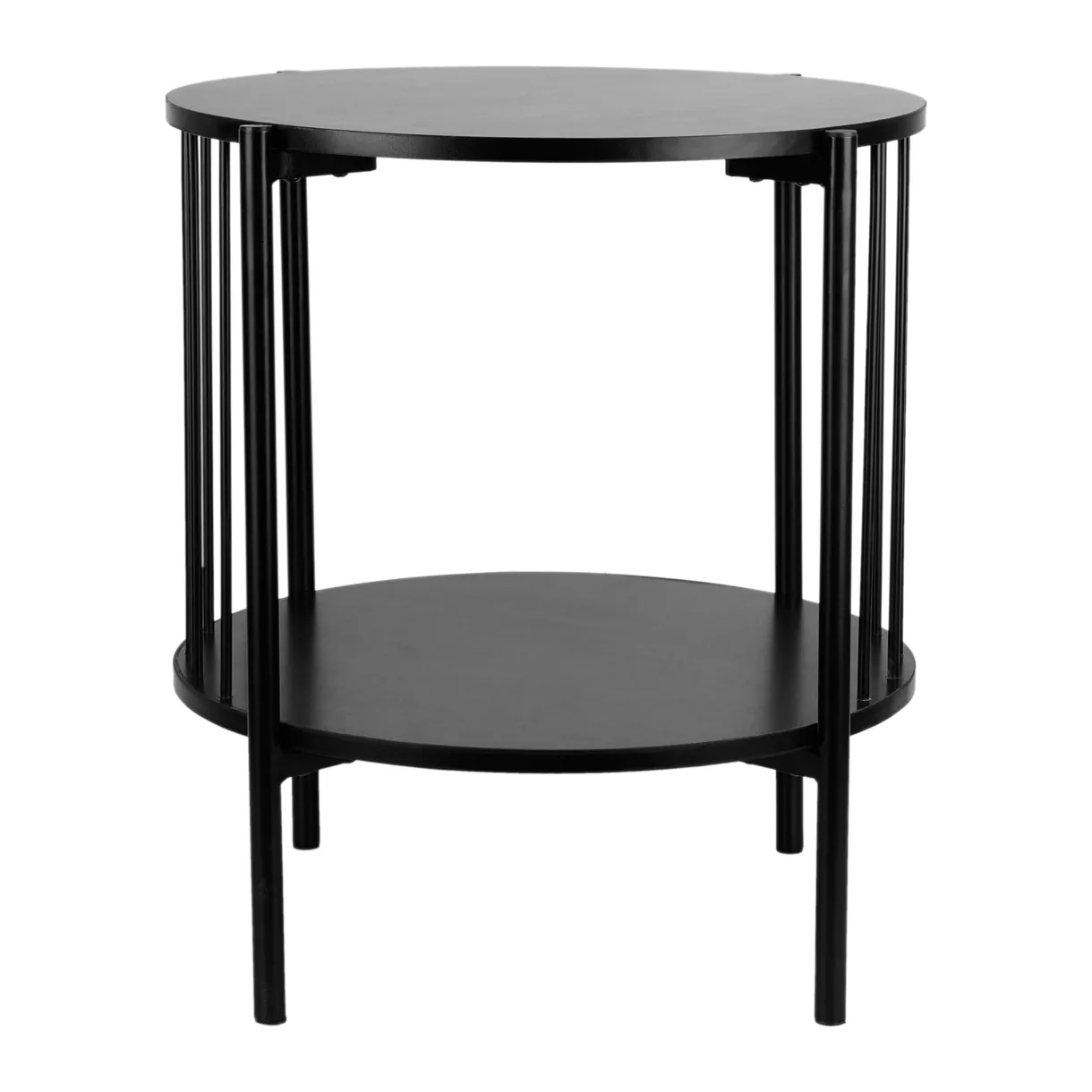eminza Table de chevet métal et bois (H45 cm) Octave Noir eminza Table de chevet métal et bois (H45 cm) Octave Noir