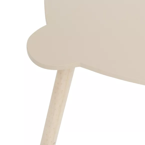 Eminza Table Enfant Bois (H42 5 Cm) Douceur Ourson Beige
