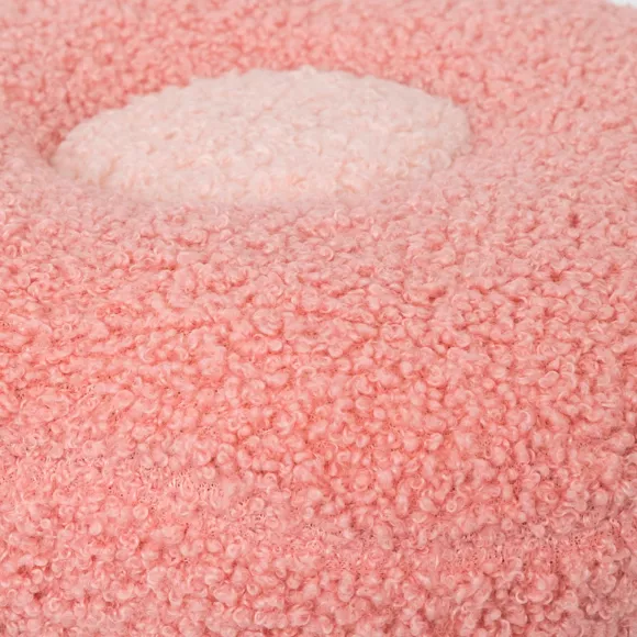 Eminza Tabouret Enfant Bouclette (H28 5 Cm) Fleur Rose