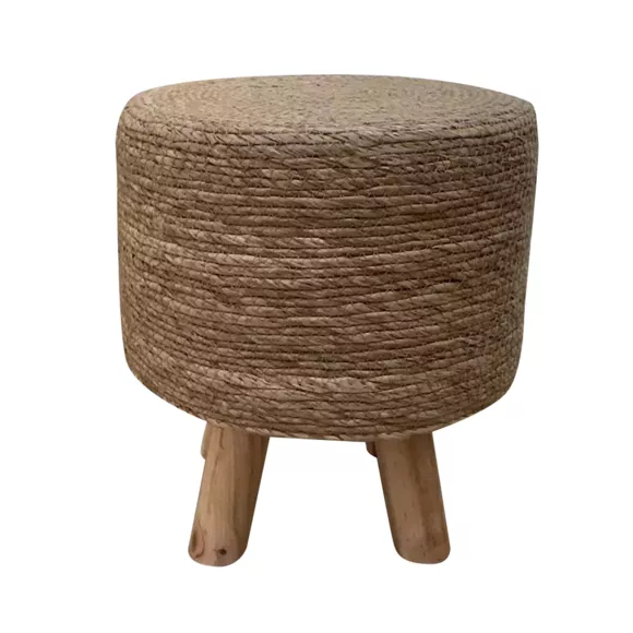 Eminza Tabouret Rond Cordes (H35 Cm) Surabaya Naturel