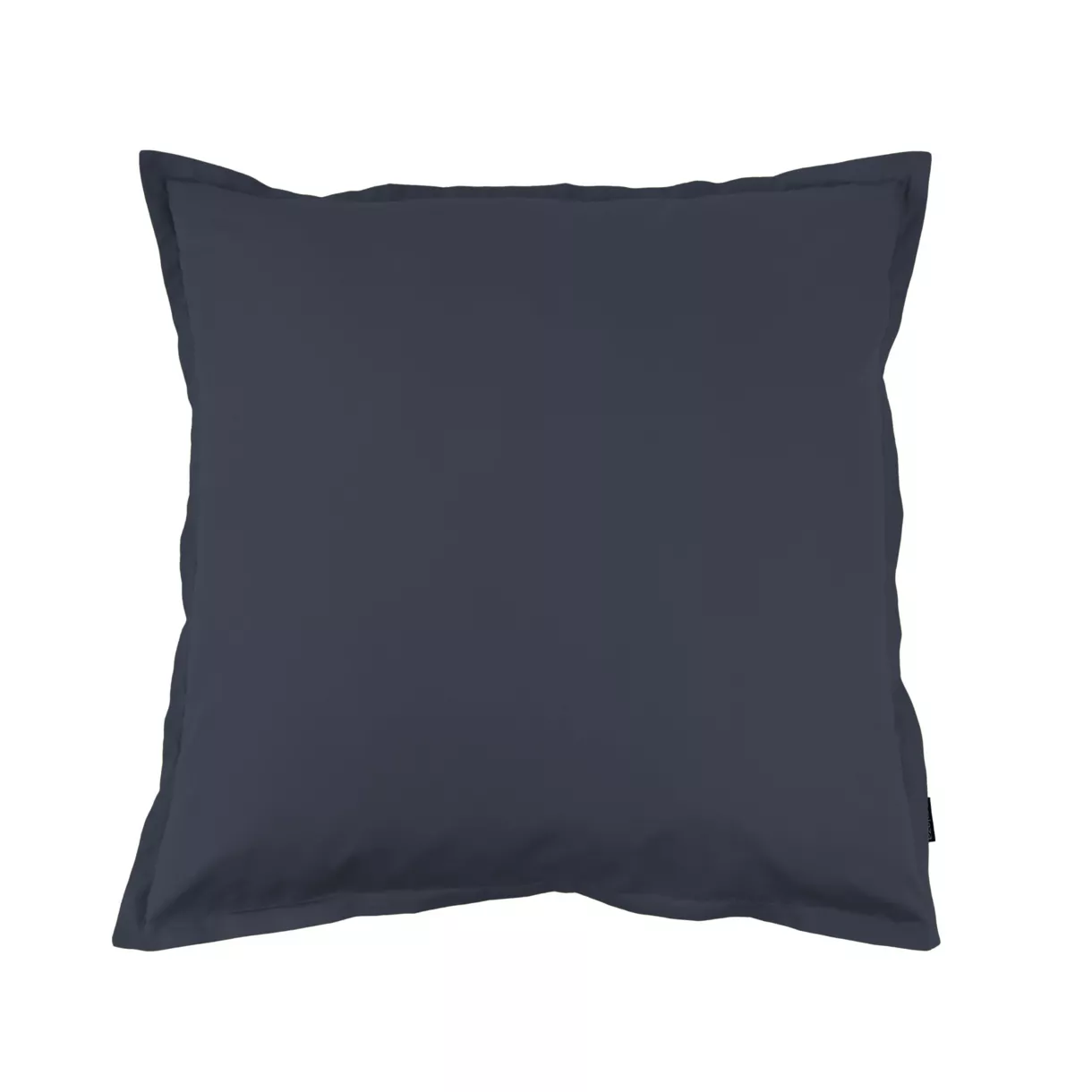 eminza Taie d'oreiller carrée percale de coton (65 x 65 cm) Cali Bleu marine