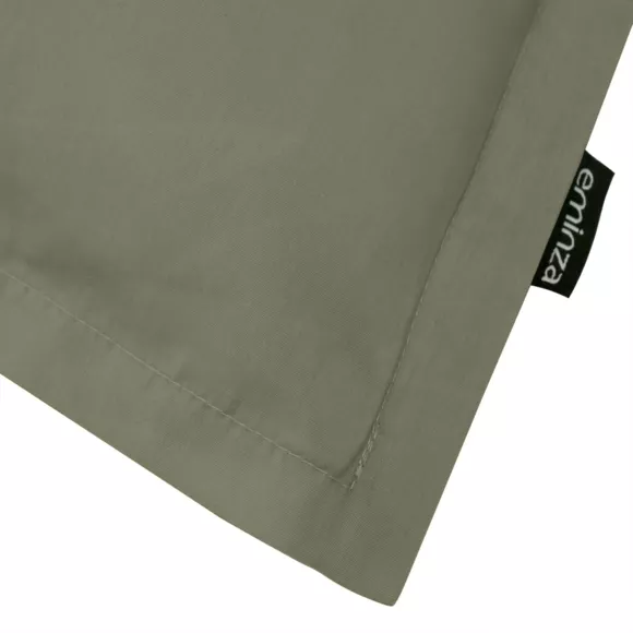 Eminza Taie D'oreiller Carrée Percale De Coton (65 X 65 Cm) Cali Vert Romarin