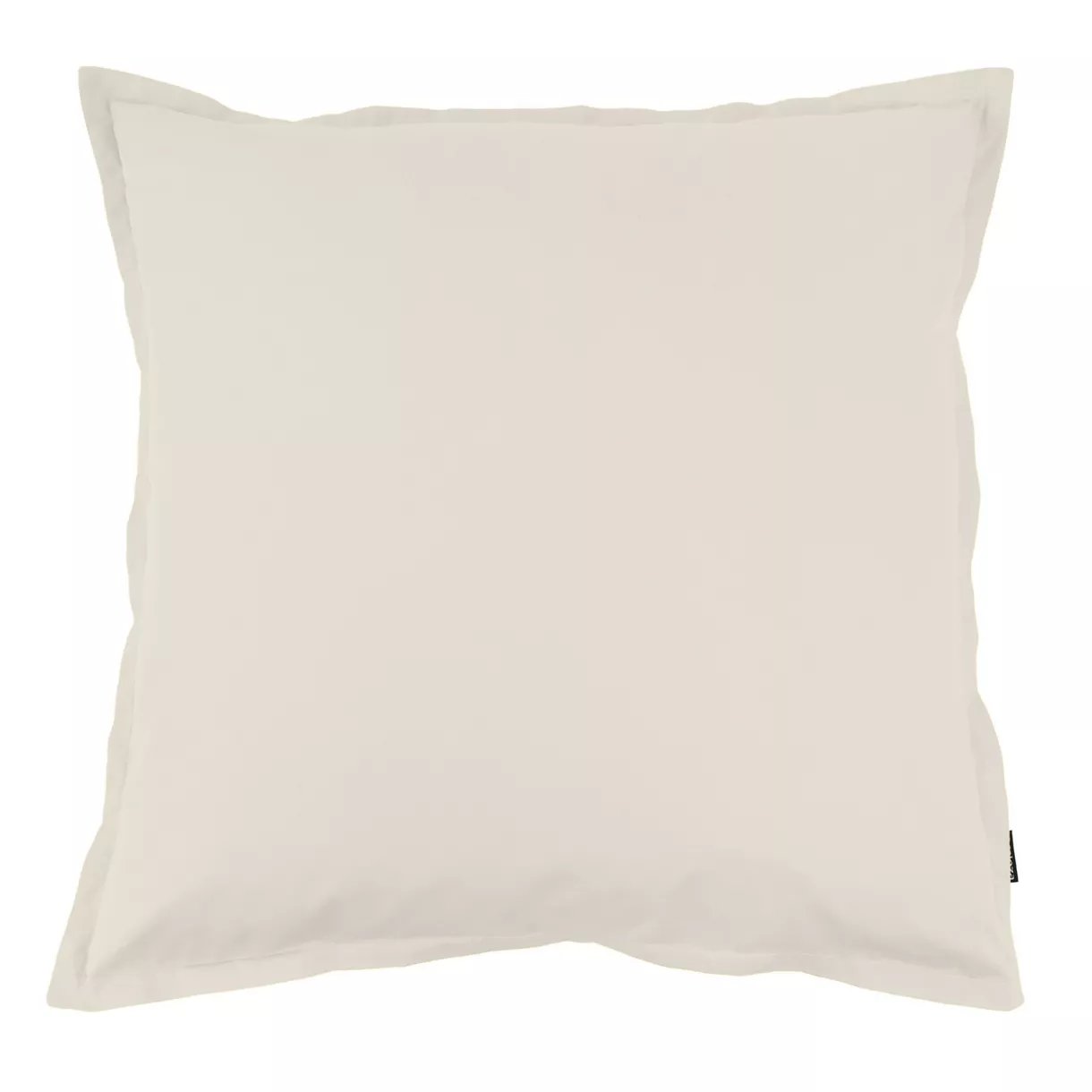 eminza Taie d'oreiller carrée percale de coton (80 x 80 cm) Cali Beige