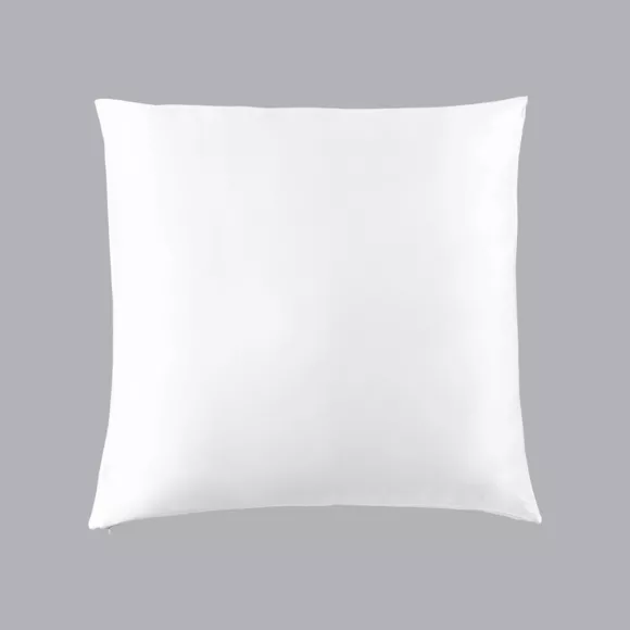 Eminza Taie D'oreiller Carrée Soie De Mûrier (63 X 63 Cm) Mizuki Blanche