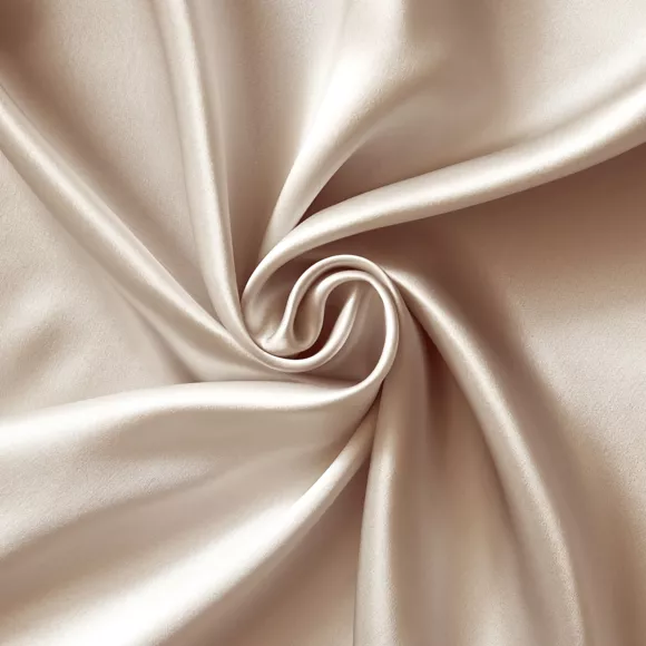Eminza Taie D'oreiller Carrée Soie De Mûrier (80 X 80 Cm) Mizuki Beige Pampa