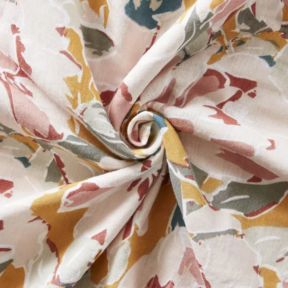 Eminza Taie D'oreiller Rectangulaire Gaze De Coton (50 X 70 Cm) April Multicolore