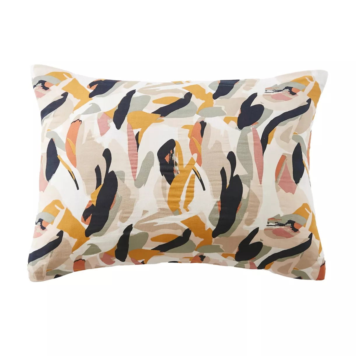 eminza Taie d'oreiller rectangulaire gaze de coton (50 x 70 cm) Mathilda Multicolore