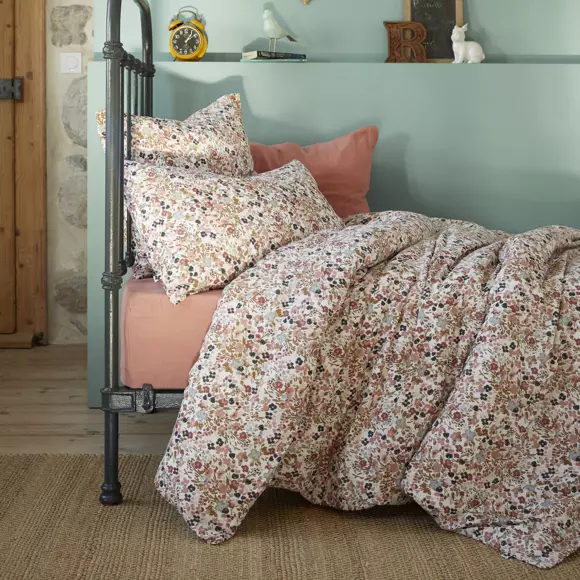 Eminza Taie D'oreiller Rectangulaire Gaze De Coton (50 X 70 Cm) Constance Beige Pampa