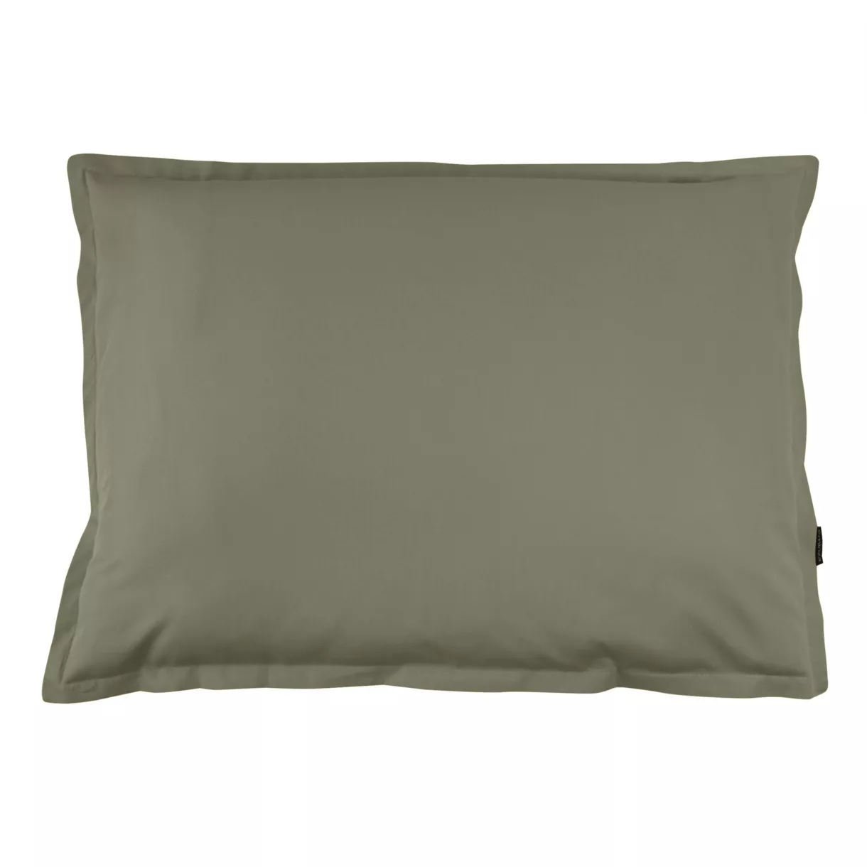 eminza Taie d'oreiller rectangulaire percale de coton (50 x 70 cm) Cali Vert romarin