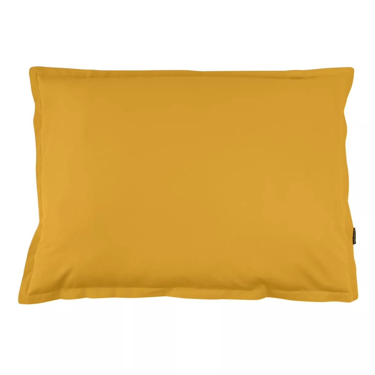 eminza Taie d'oreiller rectangulaire percale de coton (50 x 80 cm) Cali Jaune moutarde