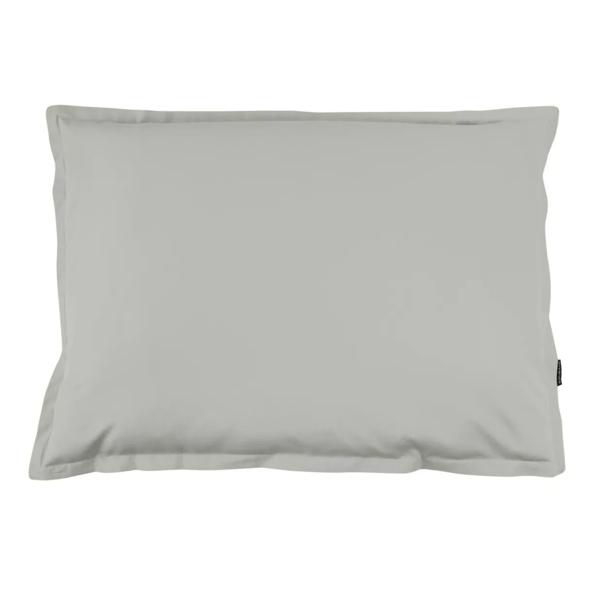 eminza Taie d'oreiller rectangulaire percale de coton (50 x 70 cm) Cali Gris clair