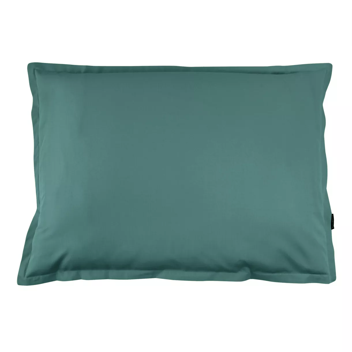 eminza Taie d'oreiller rectangulaire percale de coton (50 x 80 cm) Cali Bleu canard